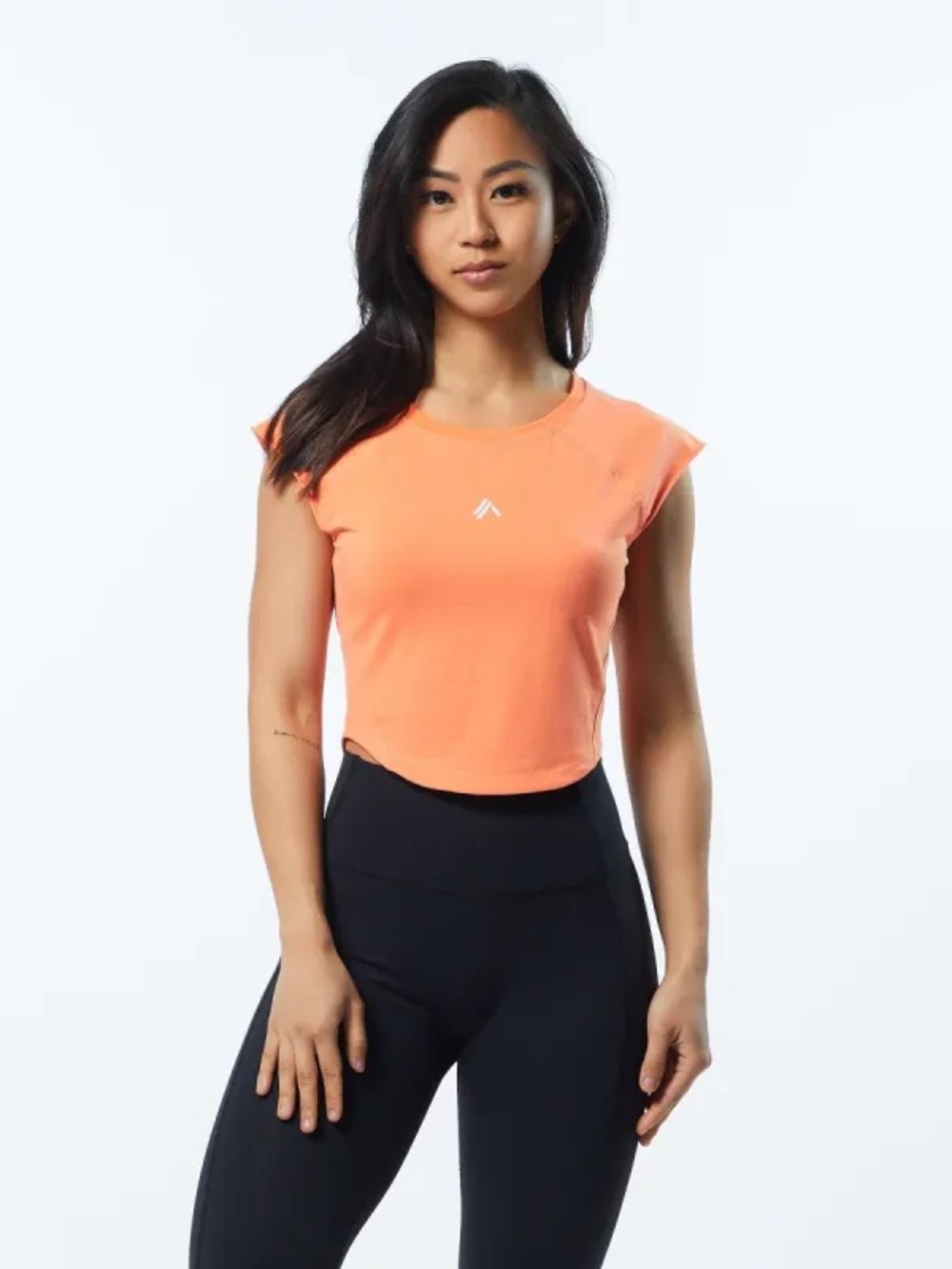 Alphalete Velocity Crop Tee - Peach